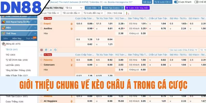 Giới thiệu chung về kèo châu Á trong cá cược