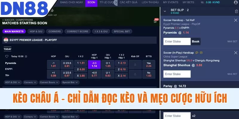 Kèo Châu Á - Chỉ Dẫn Đọc Kèo Chi Tiết Và Mẹo Cược Hữu Ích